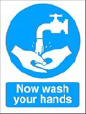 wash hands