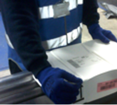 hands on parcel