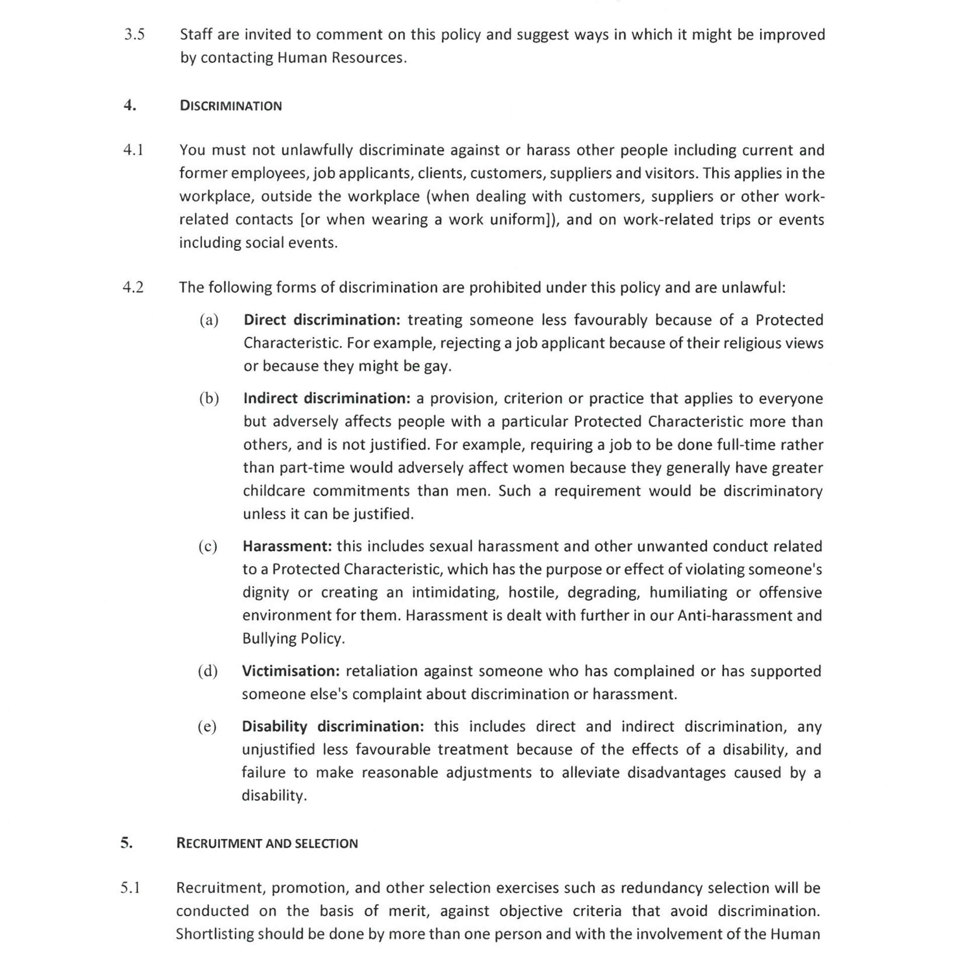 Equal Opportunities Policy 2