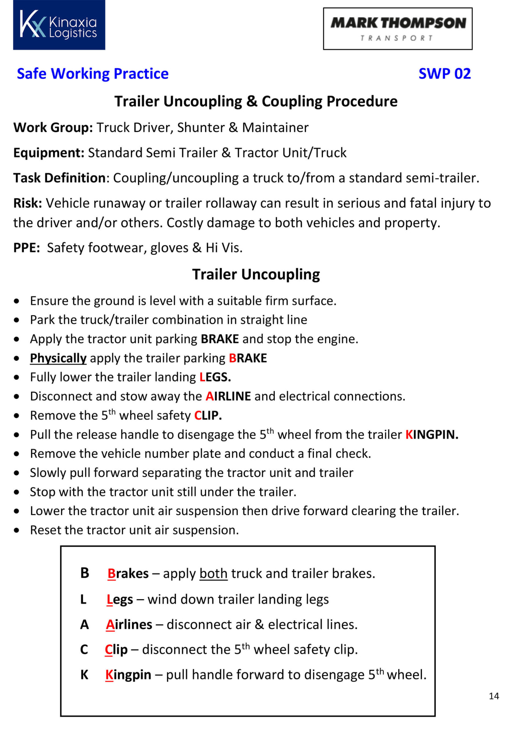 MTT Agency Safe Working Practice 2 scaled